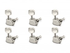 Schaller Original F-Series 70's Guitar Tuners Nickel Set 6L 10580120.15.60